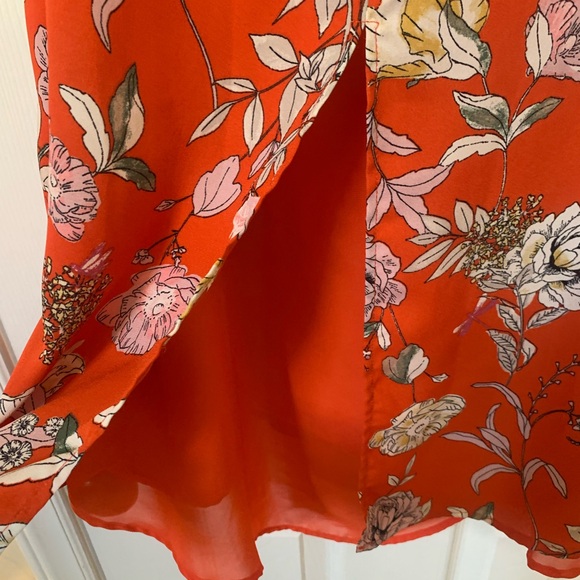 Label Rachel Rachel Roy Floral Lined Sleeveless Blouse Women’s Large Boho - Picture 7 of 9